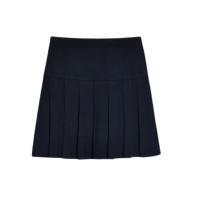 Jupe Fille plissée bleu (Marque Blanche)