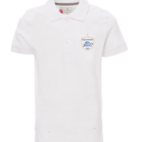 Polo manches courtes blanc pour enfant (Marque Payper)