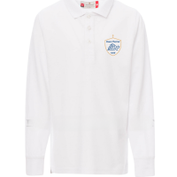 Polo manches longues blanc pour enfant (Marque Payper)